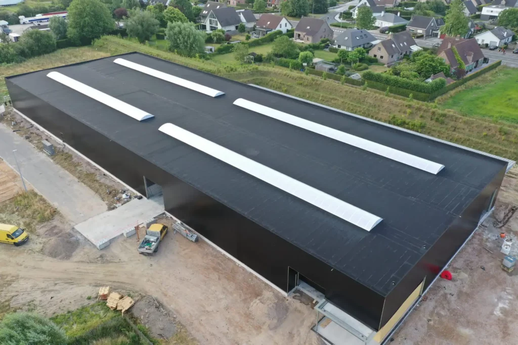 dakbedekking platte daken - nieuwbouwprojecten industriebouw